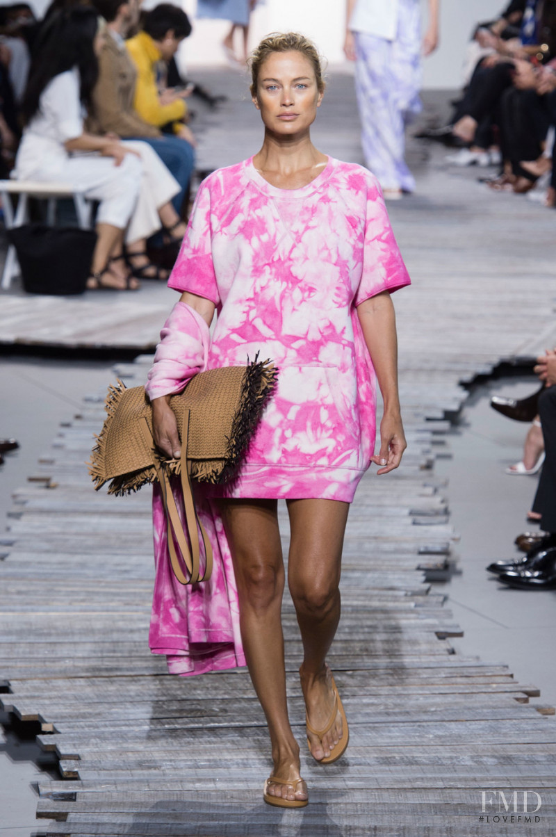 Carolyn Murphy featured in  the Michael Kors Collection fashion show for Spring/Summer 2018