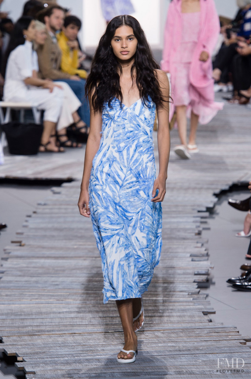 Aira Ferreira featured in  the Michael Kors Collection fashion show for Spring/Summer 2018