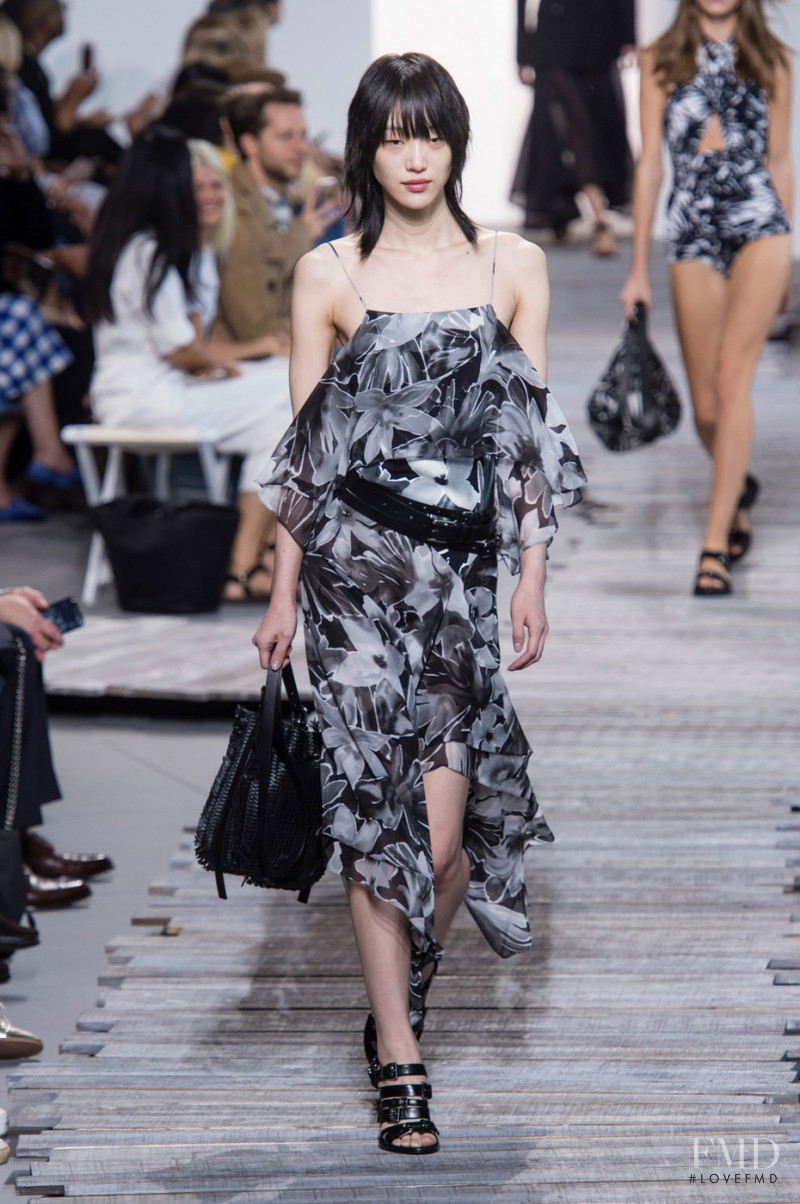 So Ra Choi featured in  the Michael Kors Collection fashion show for Spring/Summer 2018