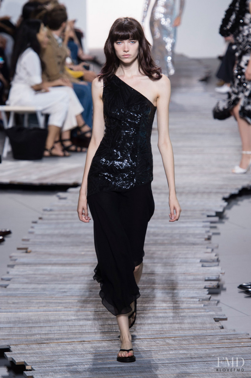 Grace Hartzel featured in  the Michael Kors Collection fashion show for Spring/Summer 2018