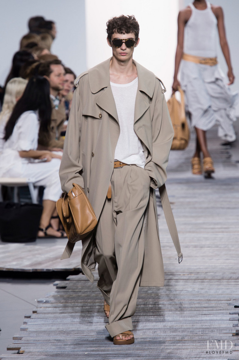 Piero Mendez featured in  the Michael Kors Collection fashion show for Spring/Summer 2018