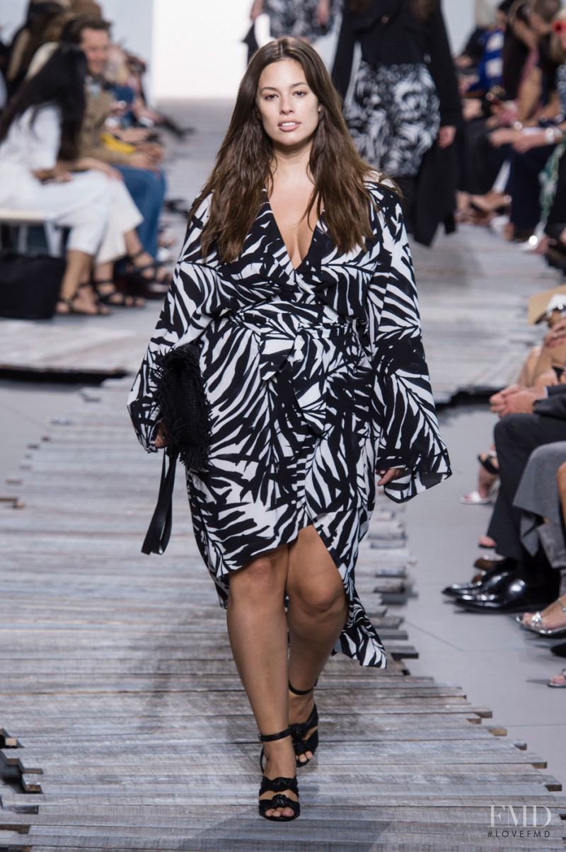 Ashley Graham featured in  the Michael Kors Collection fashion show for Spring/Summer 2018