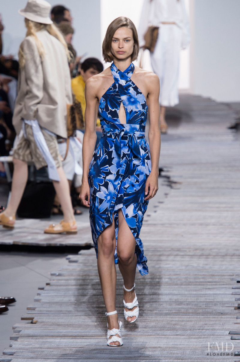 Birgit Kos featured in  the Michael Kors Collection fashion show for Spring/Summer 2018