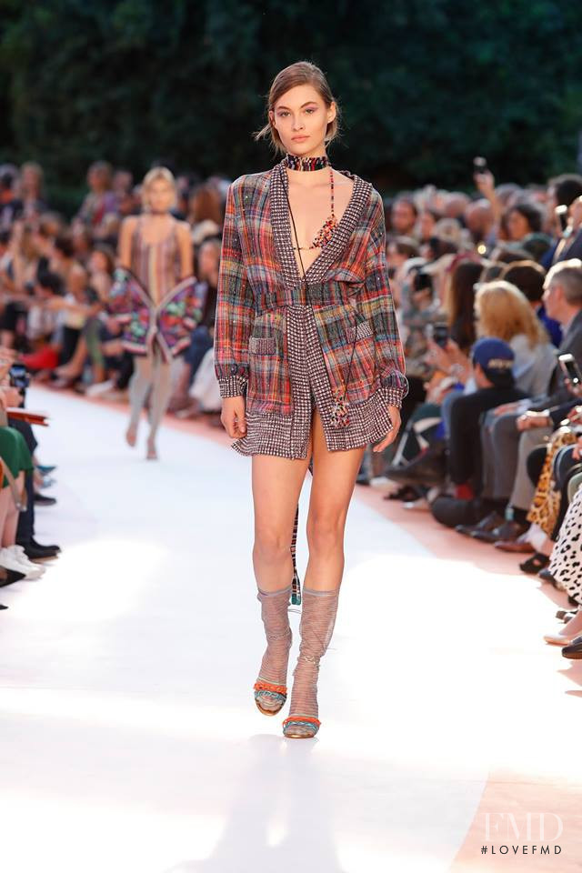 Grace Elizabeth featured in  the Missoni fashion show for Spring/Summer 2018