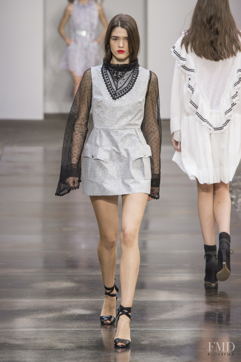 Alexandra Maria Micu featured in  the Philosophy di Lorenzo Serafini fashion show for Spring/Summer 2018
