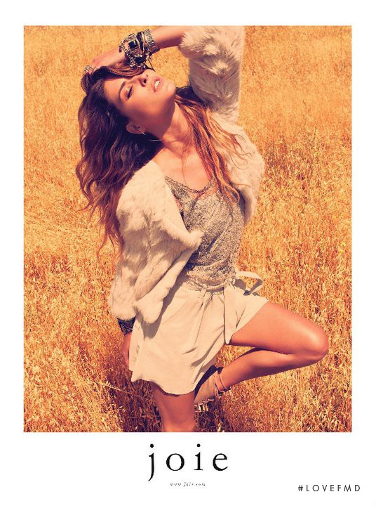 Erin Wasson featured in  the Joie advertisement for Autumn/Winter 2010