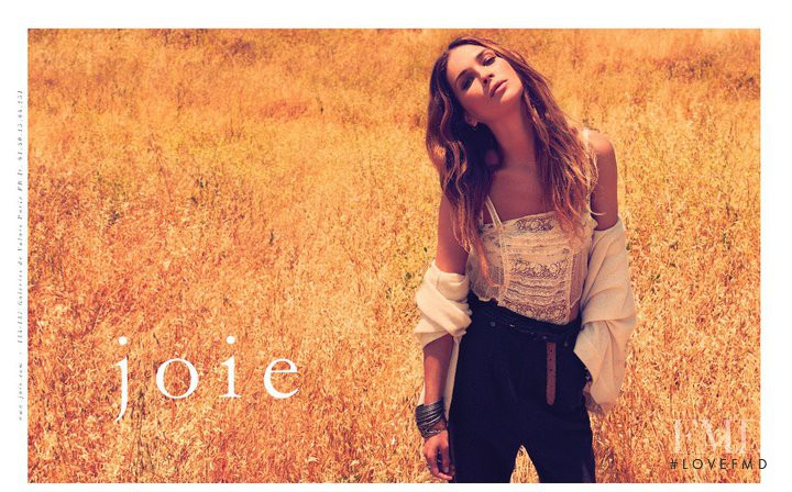 Erin Wasson featured in  the Joie advertisement for Autumn/Winter 2010