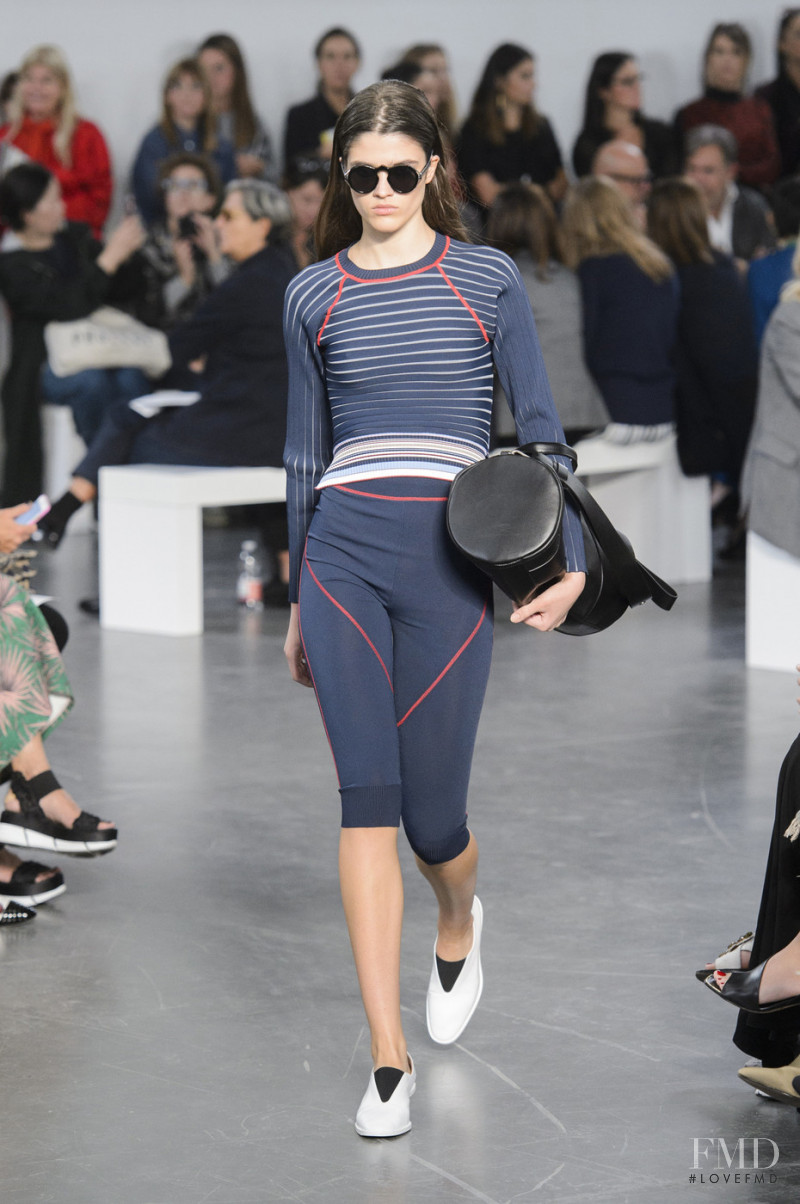 Alexandra Maria Micu featured in  the Sportmax fashion show for Spring/Summer 2018
