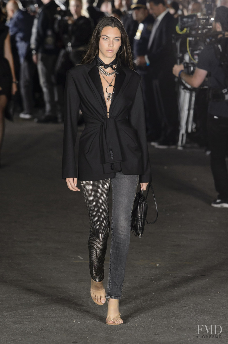 Vittoria Ceretti featured in  the Alexander Wang fashion show for Spring/Summer 2018