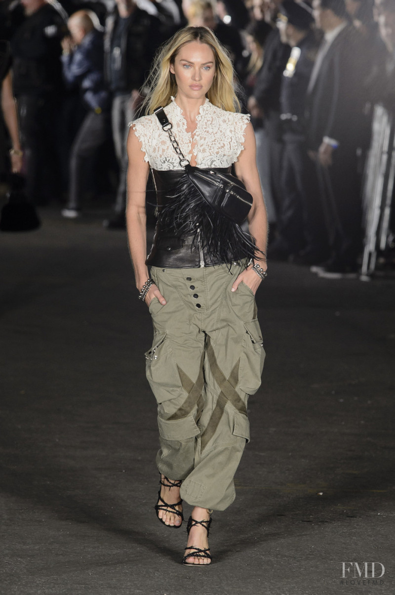 Candice Swanepoel featured in  the Alexander Wang fashion show for Spring/Summer 2018