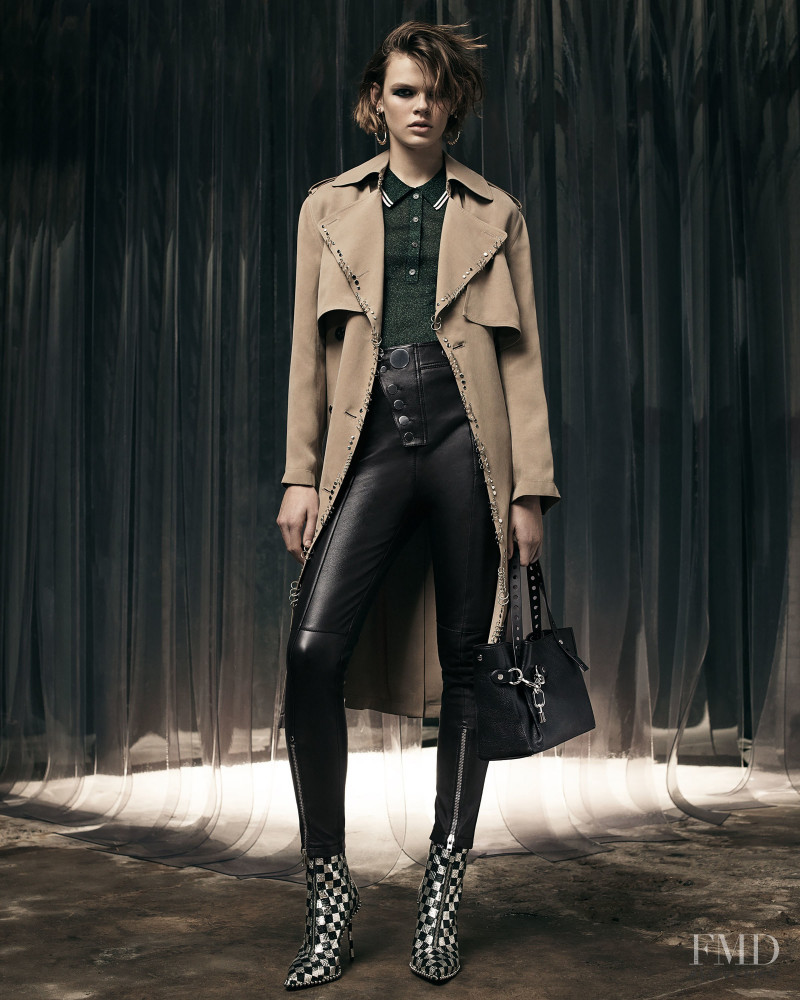 Cara Taylor featured in  the Alexander Wang lookbook for Pre-Fall 2017