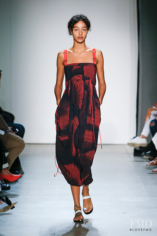 Damaris Goddrie featured in  the Colovos fashion show for Spring/Summer 2018