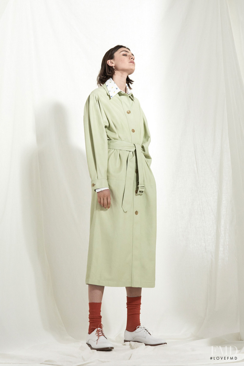 Milena Litvinovskaya featured in  the Joseph lookbook for Resort 2018