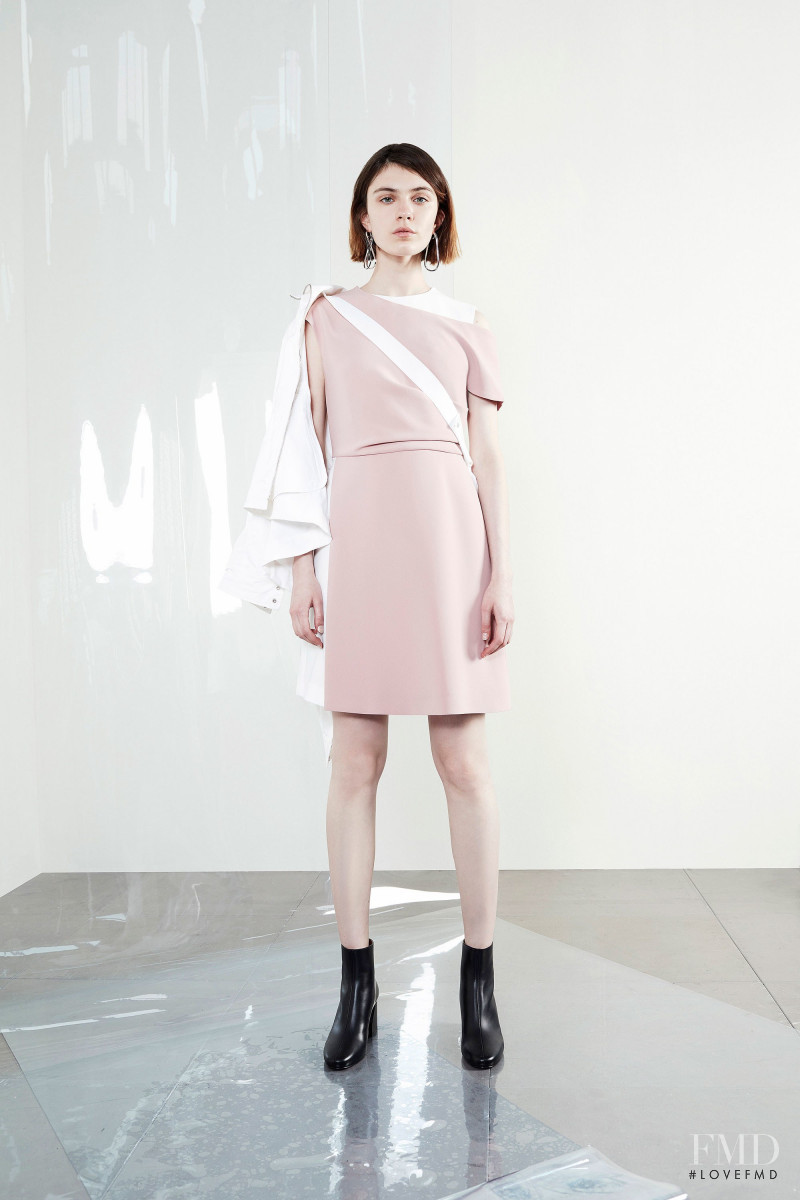 Milena Litvinovskaya featured in  the Sportmax lookbook for Resort 2018