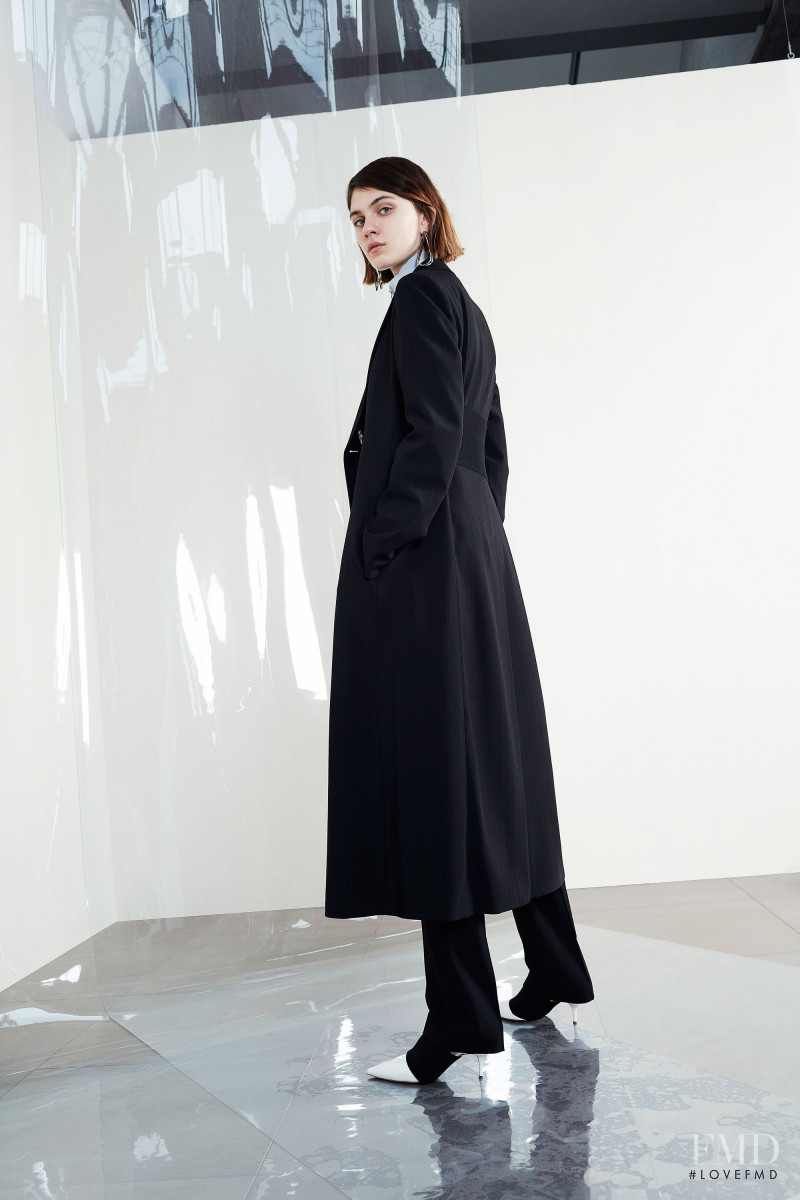 Milena Litvinovskaya featured in  the Sportmax lookbook for Resort 2018