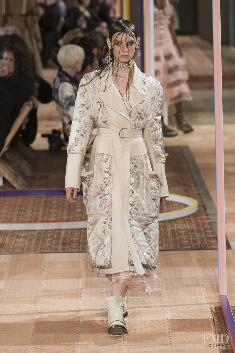 Ansley Gulielmi featured in  the Alexander McQueen fashion show for Spring/Summer 2018