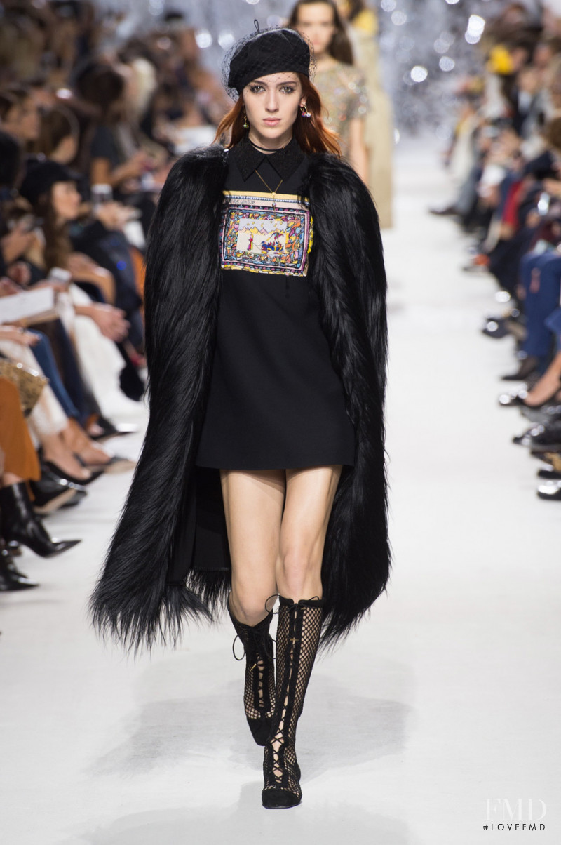Teddy Quinlivan featured in  the Christian Dior fashion show for Spring/Summer 2018