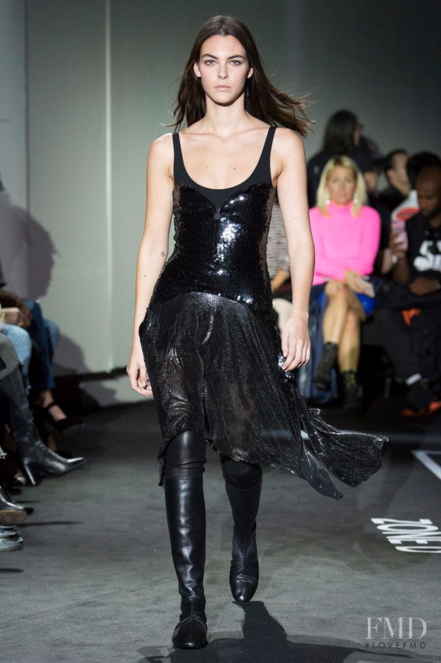 Vittoria Ceretti featured in  the Paco Rabanne fashion show for Spring/Summer 2018