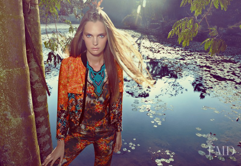 Gertrud Hegelund featured in  the A.Brand advertisement for Spring/Summer 2013