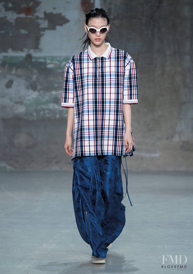 So Ra Choi featured in  the Marni fashion show for Spring/Summer 2018