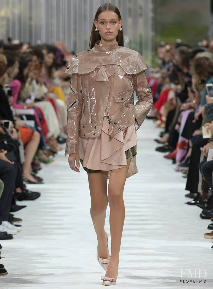 Cosima Fritz featured in  the Valentino fashion show for Spring/Summer 2018