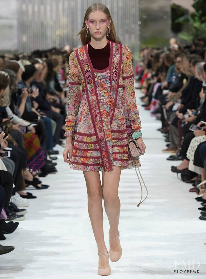 Kateryna Zub featured in  the Valentino fashion show for Spring/Summer 2018
