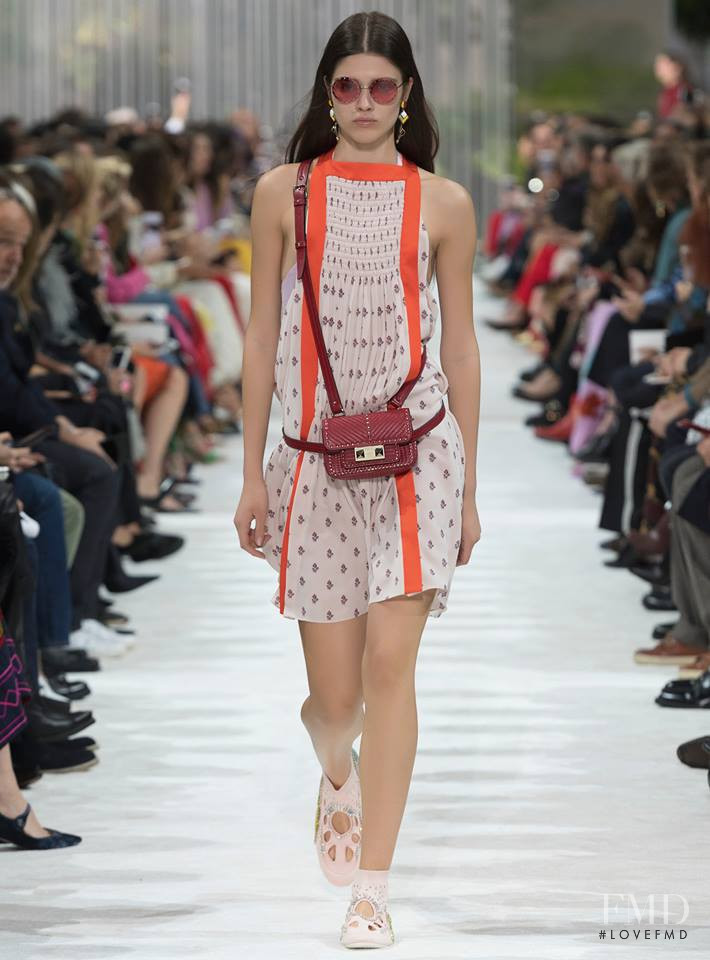 Alexandra Maria Micu featured in  the Valentino fashion show for Spring/Summer 2018