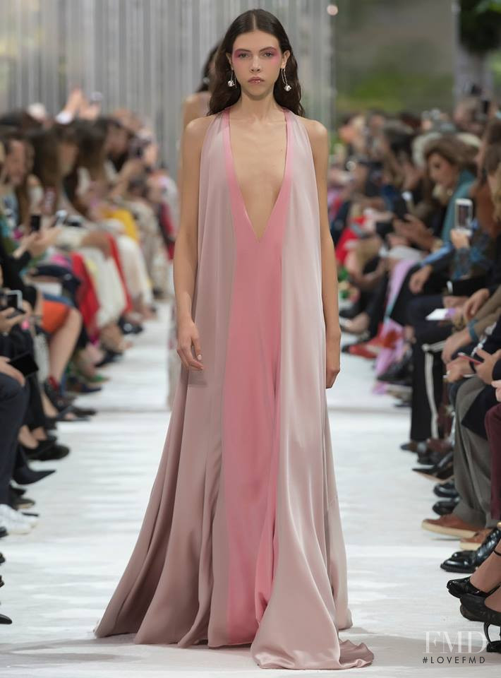 Lea Julian featured in  the Valentino fashion show for Spring/Summer 2018