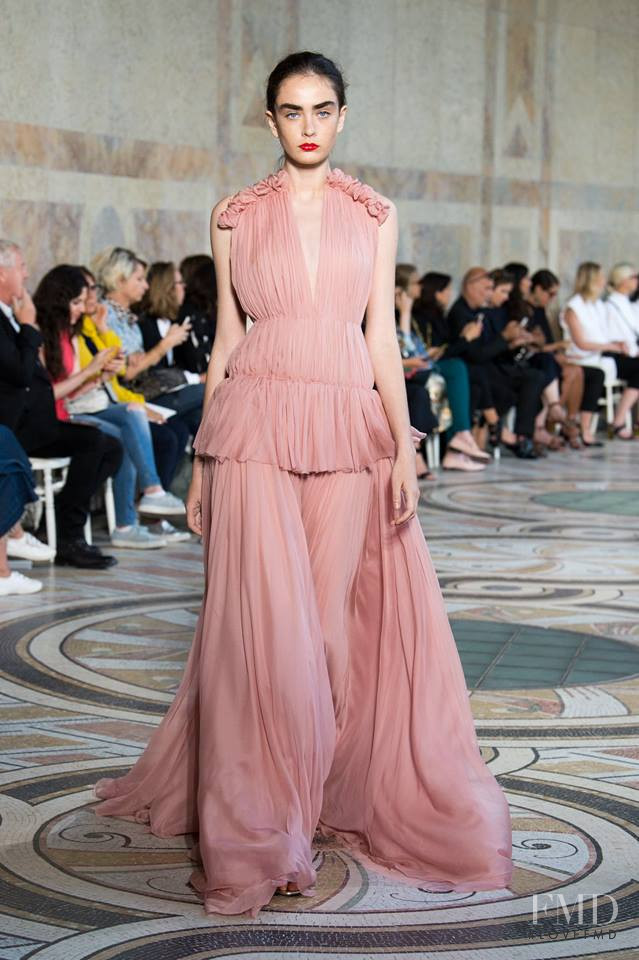 Alisha Nesvat featured in  the Giambattista Valli Haute Couture fashion show for Autumn/Winter 2017