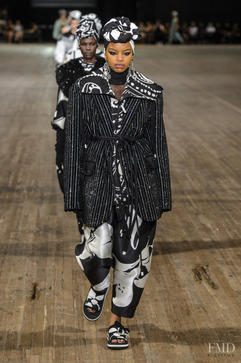 Slick Woods featured in  the Marc Jacobs fashion show for Spring/Summer 2018