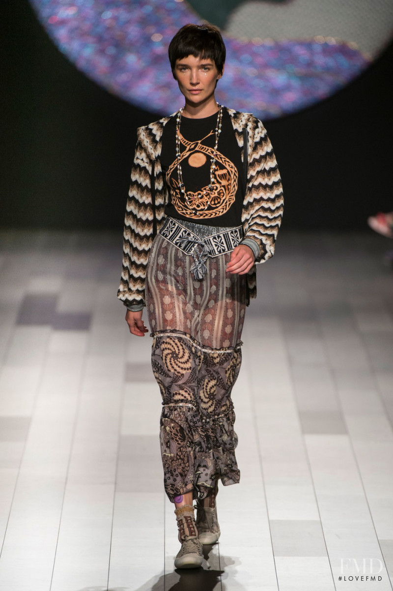 Janice Alida featured in  the Anna Sui fashion show for Spring/Summer 2018