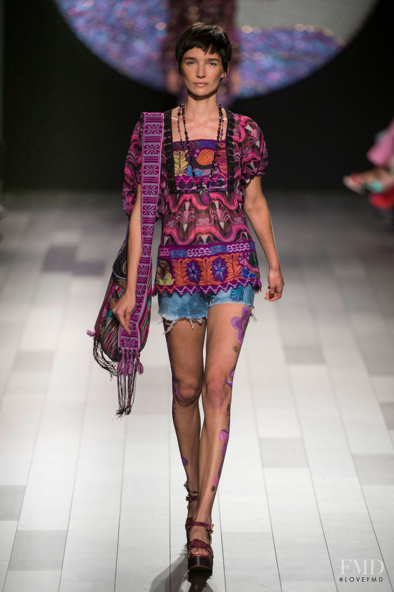 Janice Alida featured in  the Anna Sui fashion show for Spring/Summer 2018