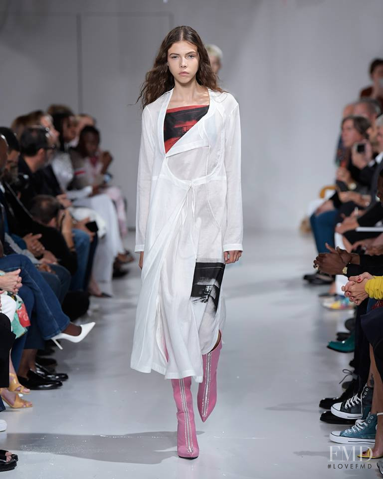 Lea Julian featured in  the Calvin Klein 205W39NYC fashion show for Spring/Summer 2018