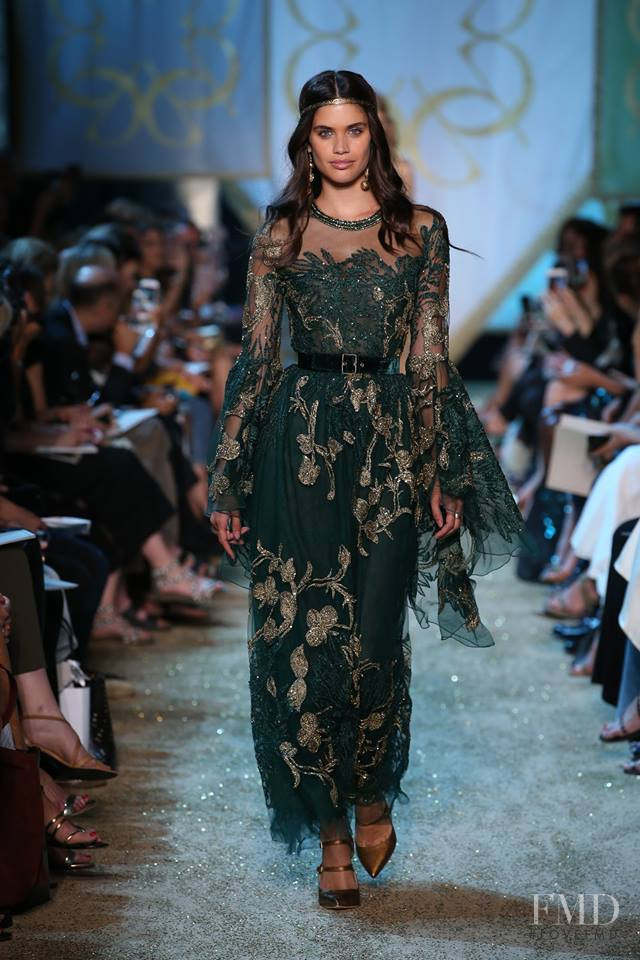 Sara Sampaio featured in  the Elie Saab Couture fashion show for Autumn/Winter 2017