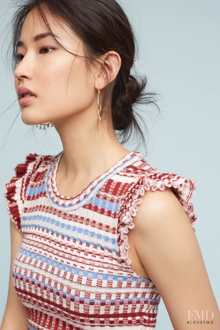Hyun Joo Hwang featured in  the Anthropologie lookbook for Spring/Summer 2017