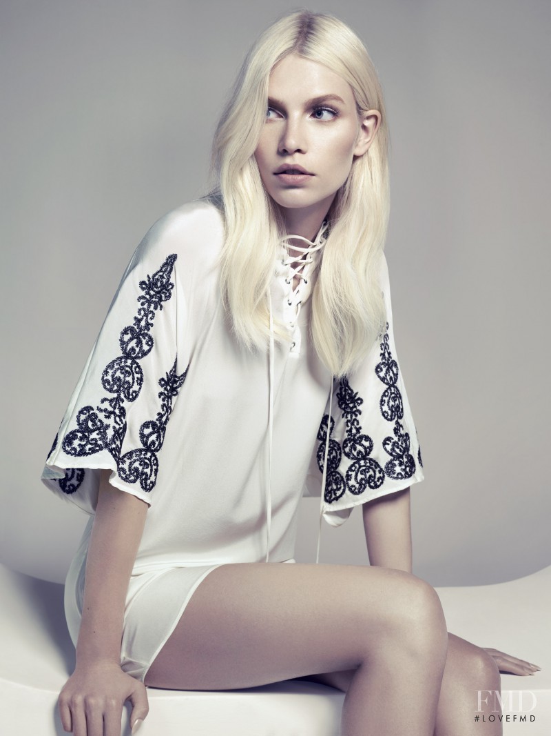 Aline Weber featured in  the A.Brand advertisement for Autumn/Winter 2013