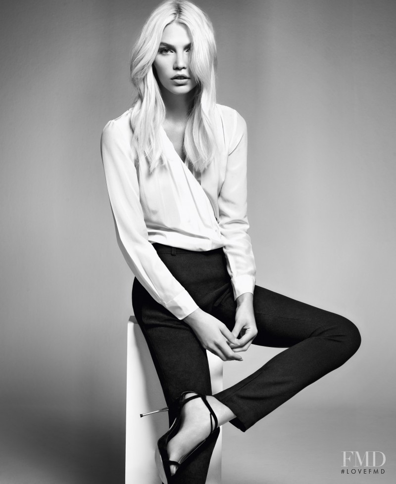Aline Weber featured in  the A.Brand advertisement for Autumn/Winter 2013