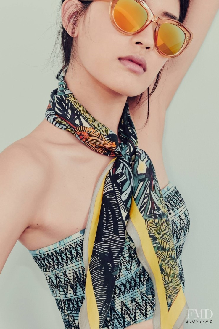 Hyun Joo Hwang featured in  the Anthropologie advertisement for Spring/Summer 2017