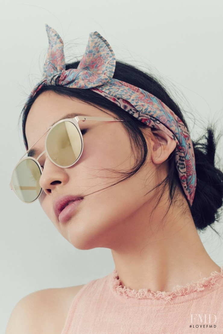 Hyun Joo Hwang featured in  the Anthropologie advertisement for Spring/Summer 2017