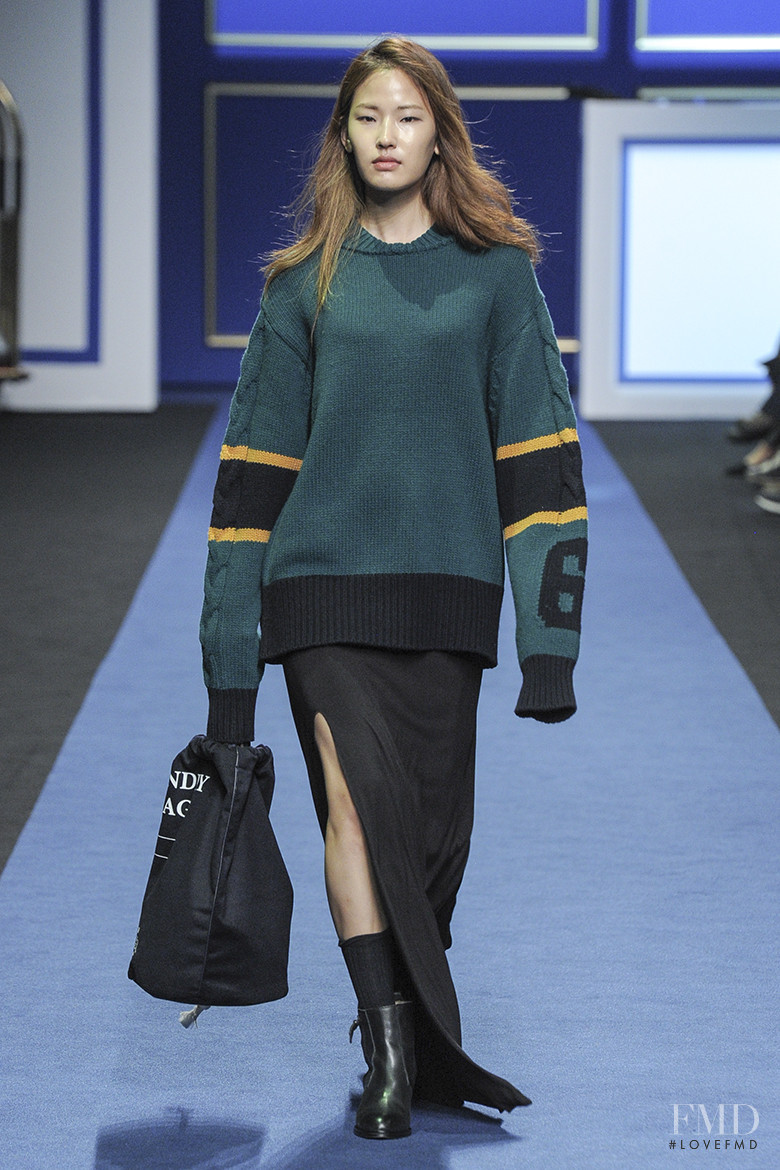 Hyun Joo Hwang featured in  the Nohant fashion show for Autumn/Winter 2016