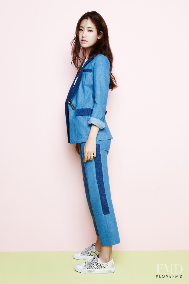 Hyun Joo Hwang featured in  the Rimbo lookbook for Spring/Summer 2015