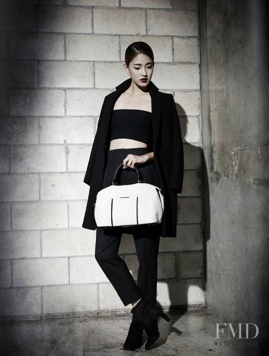 Hyun Joo Hwang featured in  the Vuoli lookbook for Autumn/Winter 2013