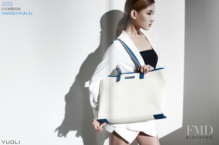 Hyun Joo Hwang featured in  the Vuoli lookbook for Autumn/Winter 2013