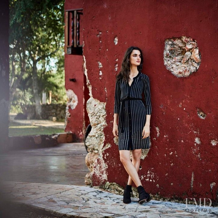 Blanca Padilla featured in  the Monsoon lookbook for Spring/Summer 2017