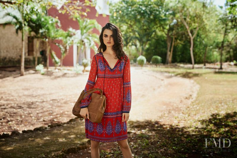 Blanca Padilla featured in  the Monsoon lookbook for Spring/Summer 2017