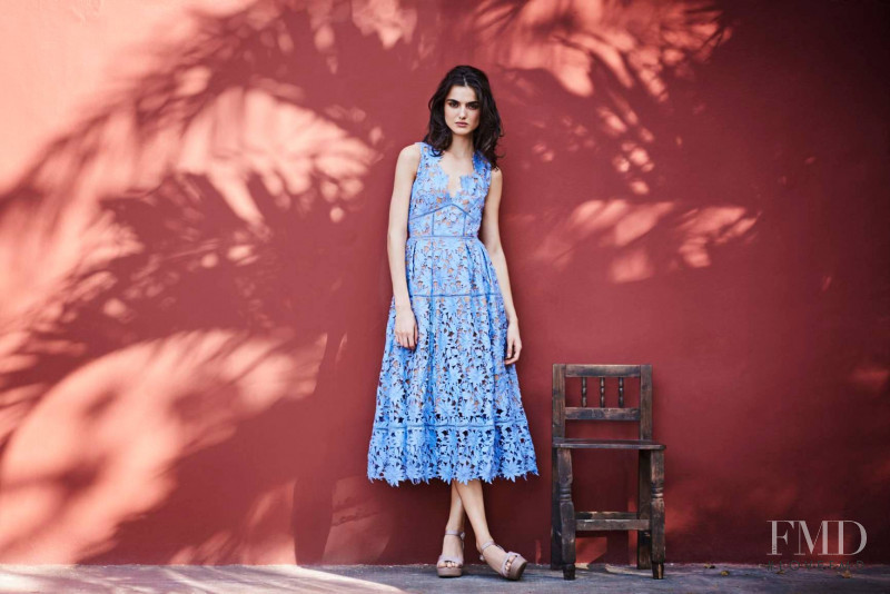 Blanca Padilla featured in  the Monsoon lookbook for Spring/Summer 2017