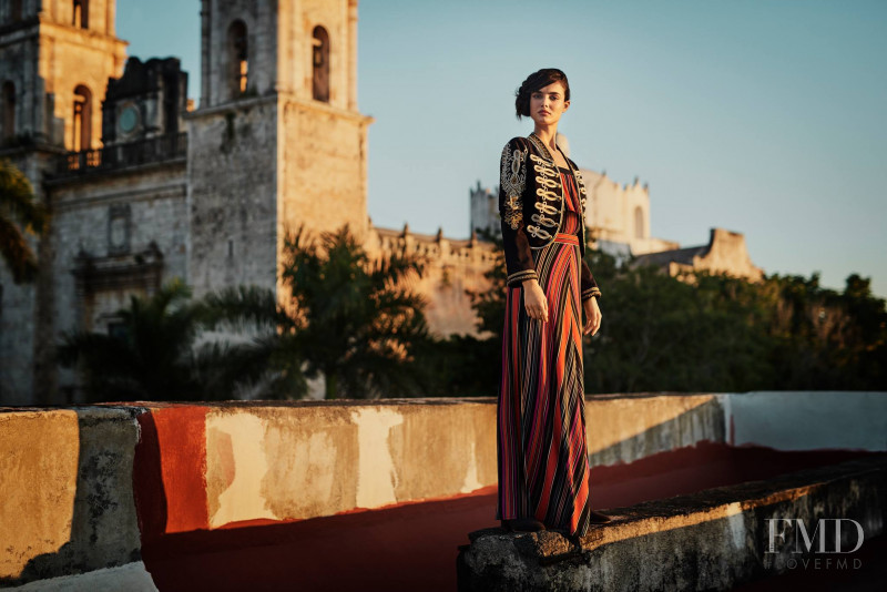 Blanca Padilla featured in  the Monsoon lookbook for Spring/Summer 2017