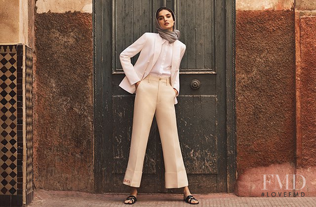 Blanca Padilla featured in  the Net-a-Porter advertisement for Spring/Summer 2017