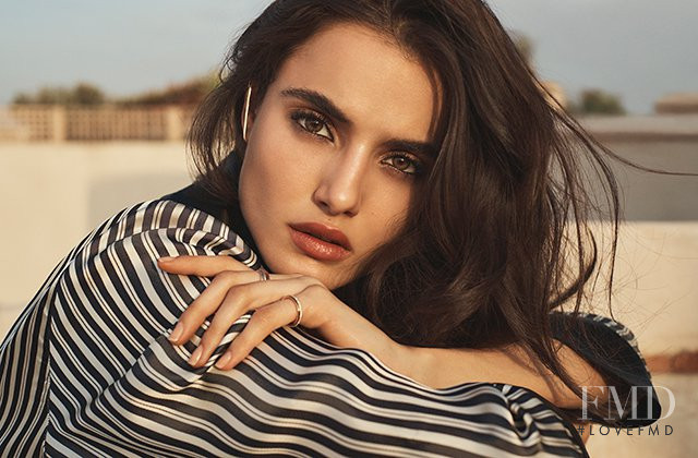 Blanca Padilla featured in  the Net-a-Porter advertisement for Spring/Summer 2017