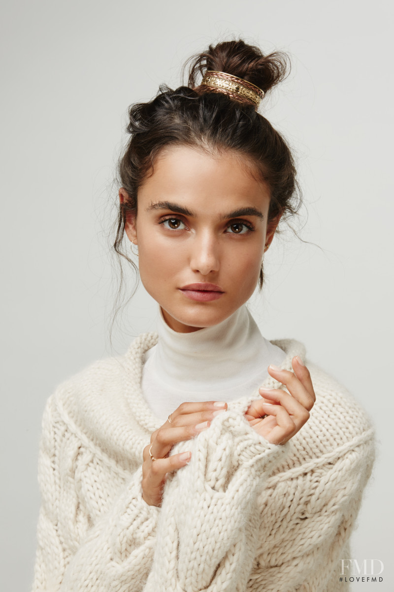 Blanca Padilla featured in  the Free People Tighten Up catalogue for Autumn/Winter 2016